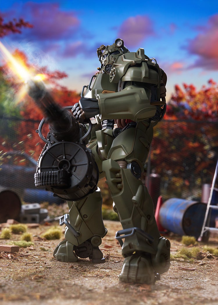 PLAMATEA Fallout Pre-war Military T-60 Power Armor Model Kit - official product image 2