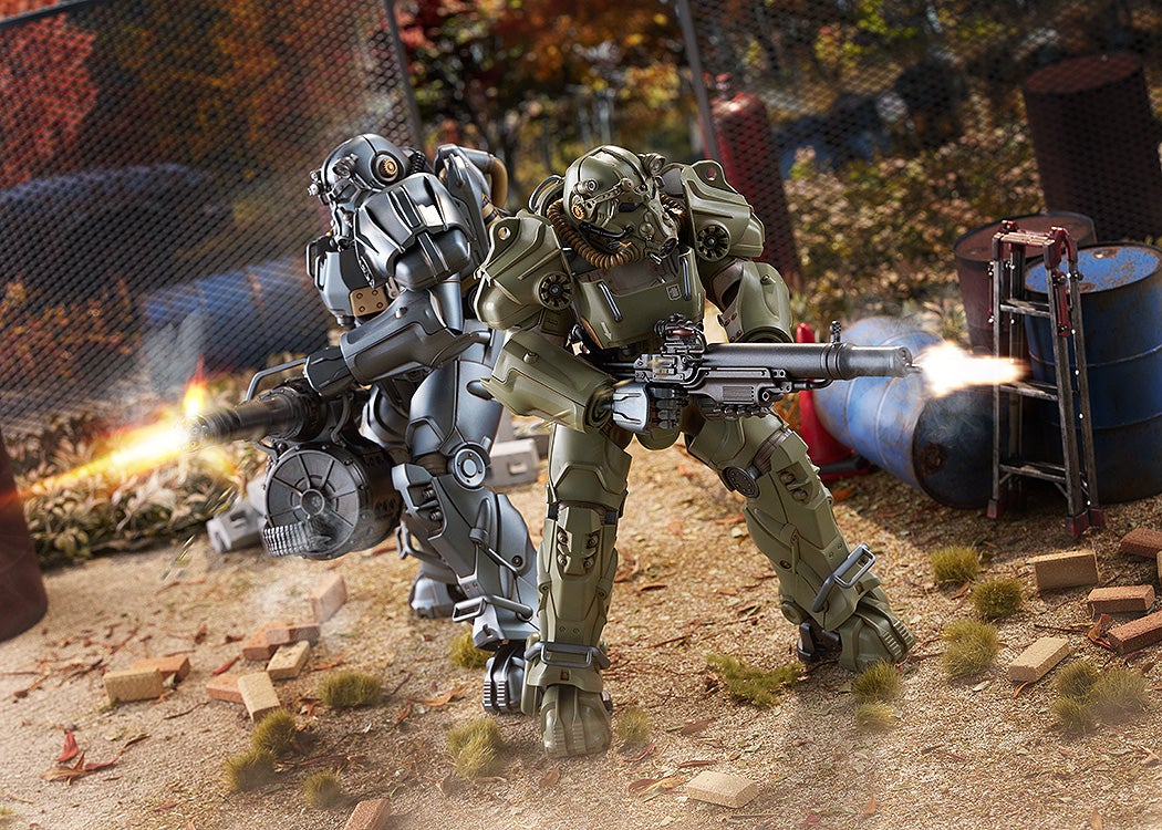 PLAMATEA Fallout Pre-war Military T-60 Power Armor Model Kit - official product image 5