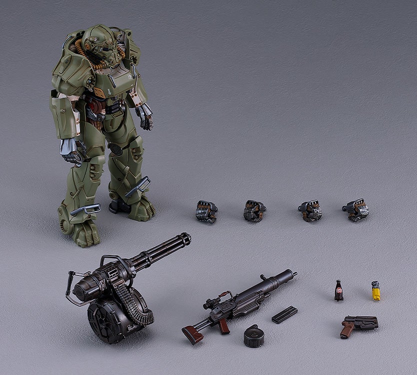 PLAMATEA Fallout Pre-war Military T-60 Power Armor Model Kit - official product image 12