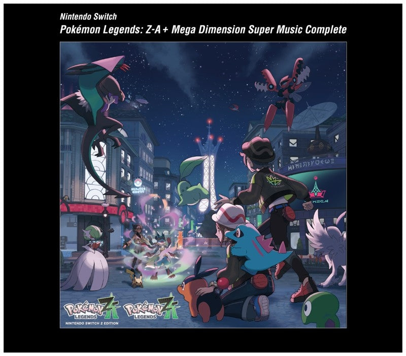 Pokemon Legends Z-A + Mega Dimension Super Music Complete 5CD - jacket artwork 1