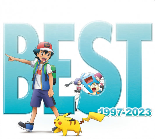 Pokemon TV Anime Theme Song Best of Best of Best 1997-2023 Standard 8CD cover