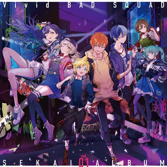 Project SEKAI Vivid BAD SQUAD SEKAI ALBUM Vol.1 Standard Edition CD cover