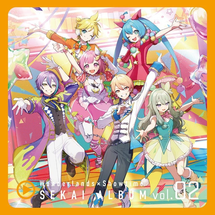 Project Sekai Wonderlands x Showtime SEKAI ALBUM Vol. 2 Standard CD cover