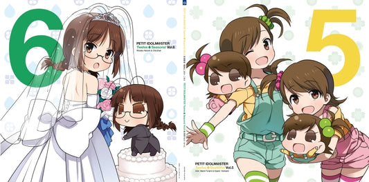 Puchimas! Petit Idolm@ster Twelve Seasons! Vol. 5 & 6 2LP Vinyl - cover artwork