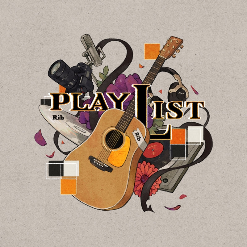 Rib PLAYLIST Acoustic Cover Album Standard Edition CD cover