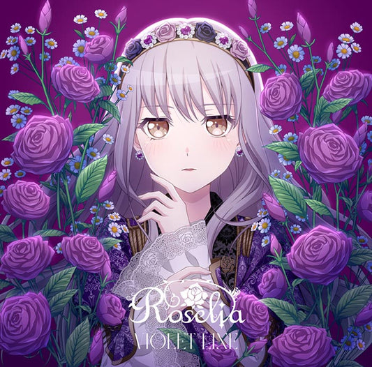 Roselia VIOLET LINE Yukina Minato Version CD - front cover