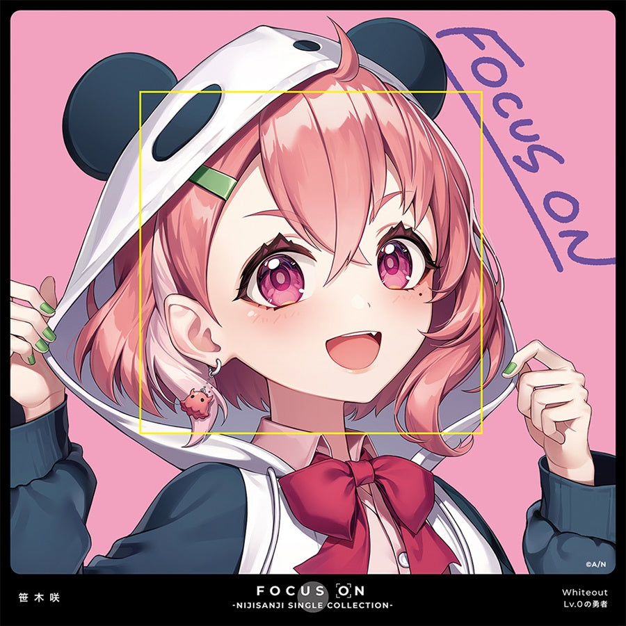Saku Sasaki Focus On Nijisanji Single Collection CD - front cover
