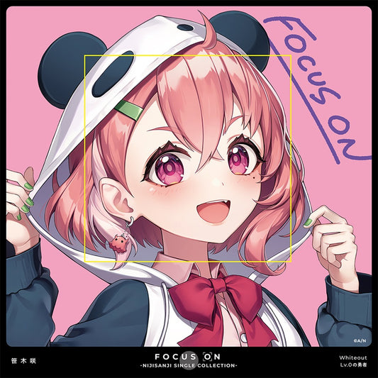 Saku Sasaki Focus On Nijisanji Single Collection CD - front cover