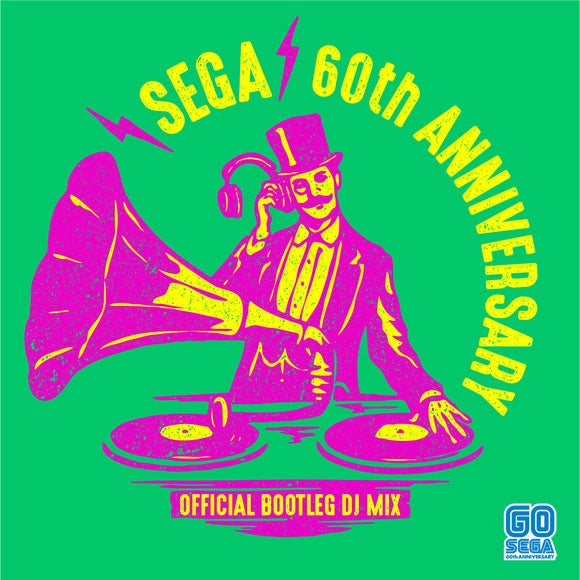 SEGA 60th Anniversary Official Bootleg DJ Mix CD cover