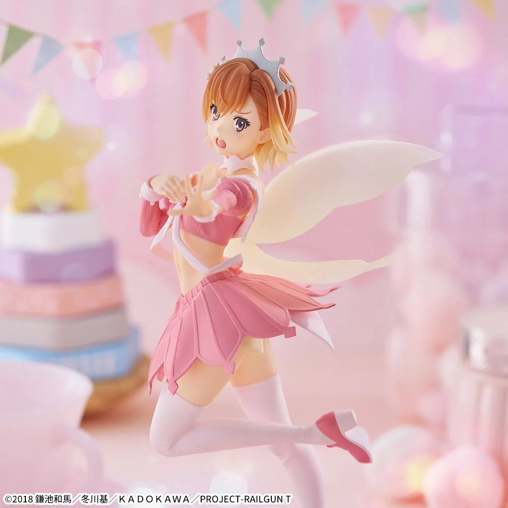 Sega Prize A Certain Scientific Railgun T Mikoto Misaka Great Spirit Maid Ver. Luminasta Figure alternate product photo 2