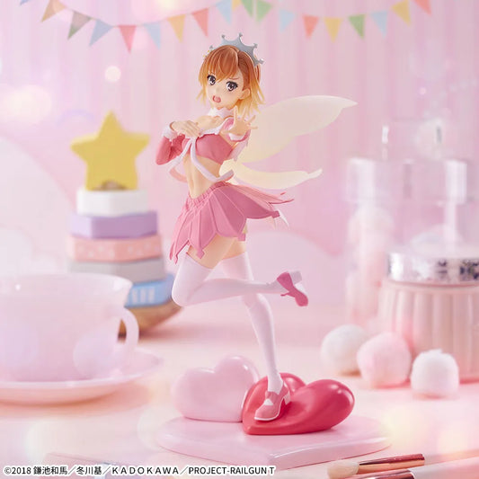Sega Prize A Certain Scientific Railgun T Mikoto Misaka Great Spirit Maid Ver. Luminasta Figure main product photo