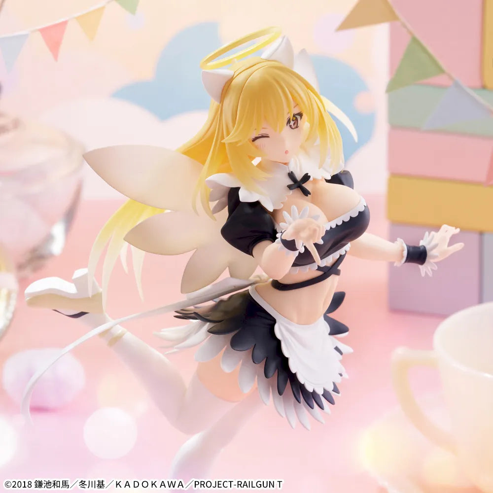 Sega Prize A Certain Scientific Railgun T Misaki Shokuhou Fallen Angel Maid Ver. Luminasta Figure alternate product photo 2