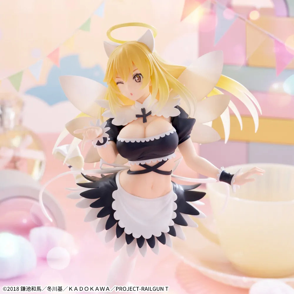 Sega Prize A Certain Scientific Railgun T Misaki Shokuhou Fallen Angel Maid Ver. Luminasta Figure alternate product photo 4