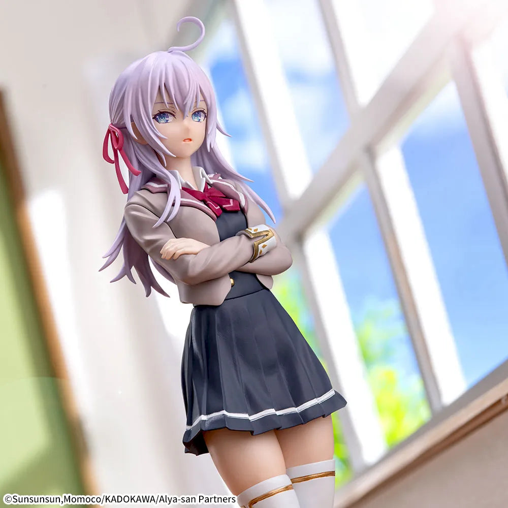 Sega Prize Alya Sometimes Hides Her Feelings in Russian Alya School Uniform Ver. Luminasta Figure alternate product photo 3