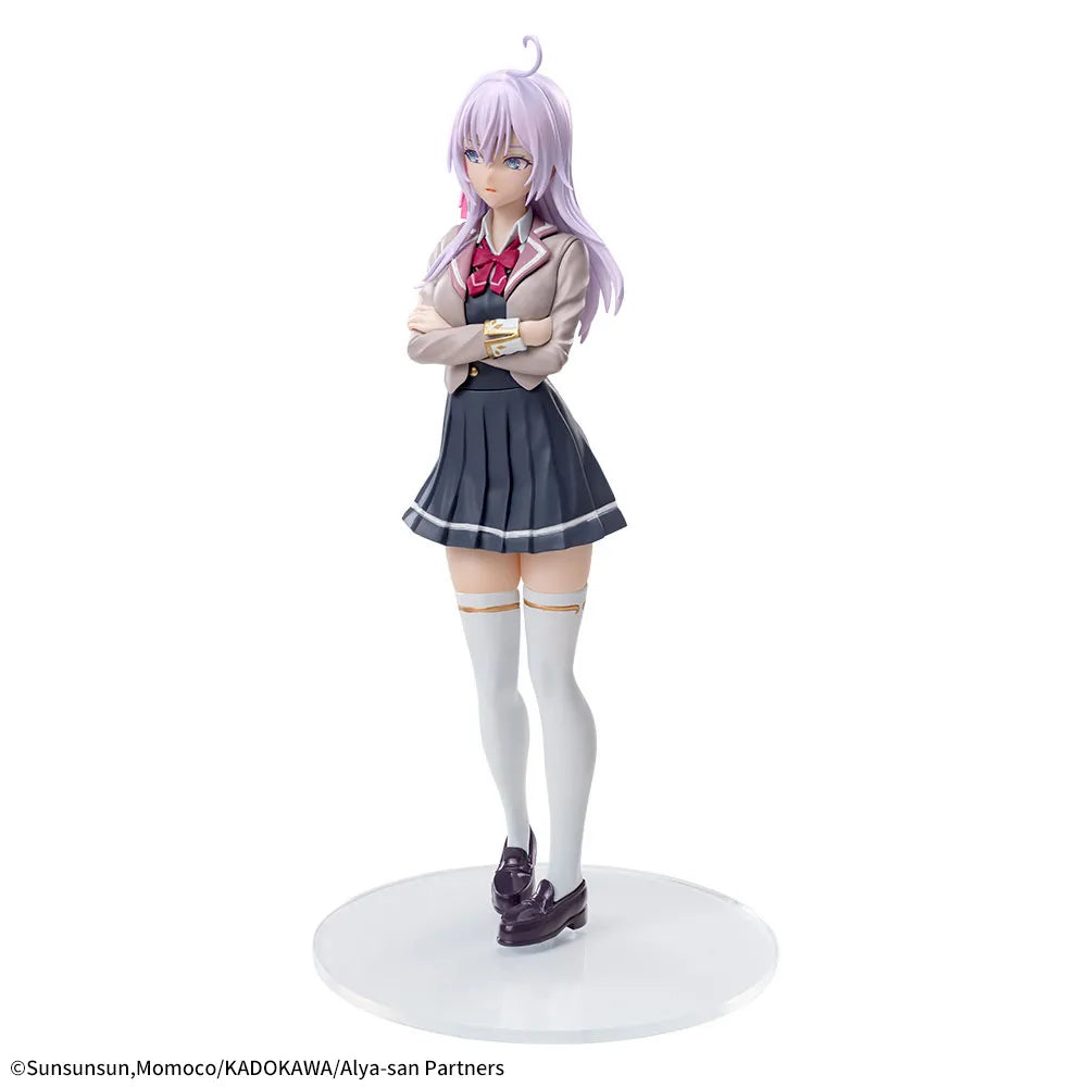 Sega Prize Alya Sometimes Hides Her Feelings in Russian Alya School Uniform Ver. Luminasta Figure alternate product photo 7