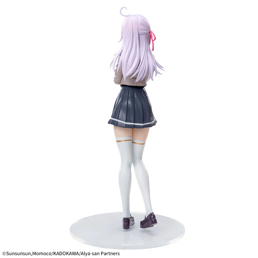 Sega Prize Alya Sometimes Hides Her Feelings in Russian Alya School Uniform Ver. Luminasta Figure alternate product photo 8