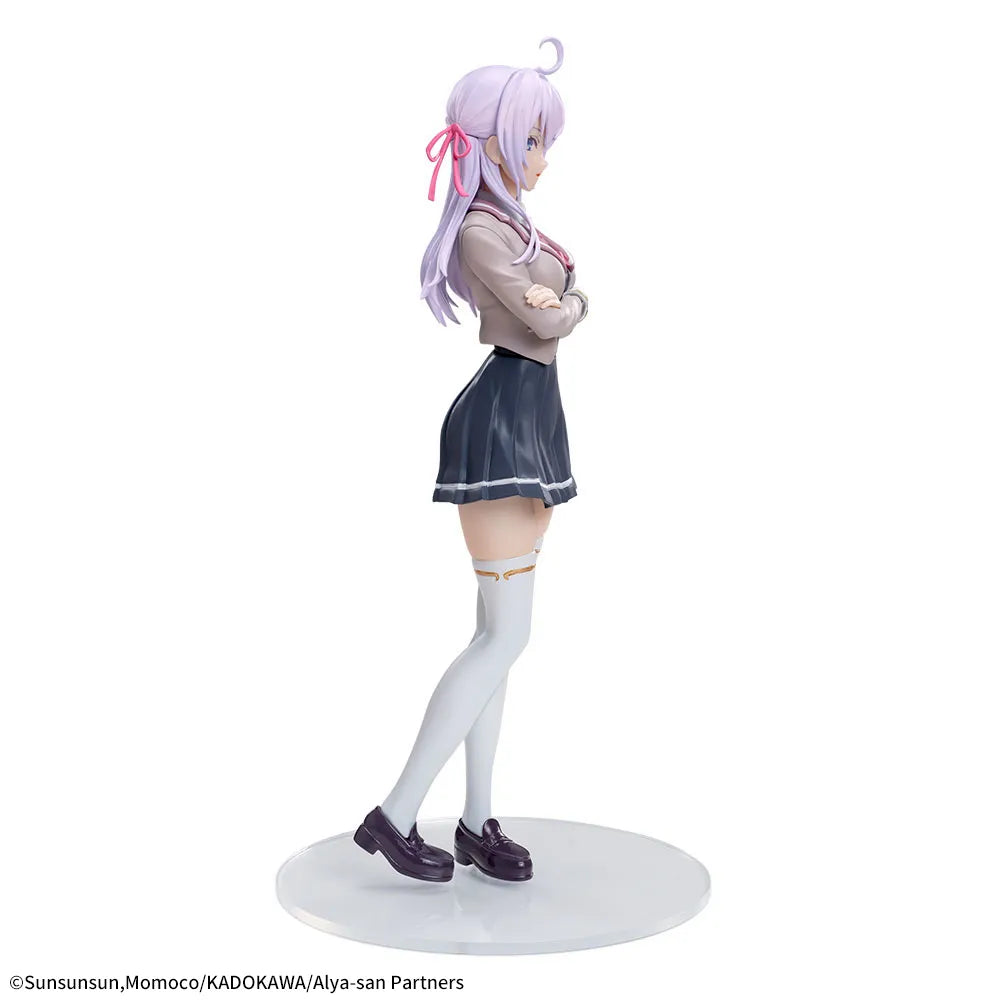 Sega Prize Alya Sometimes Hides Her Feelings in Russian Alya School Uniform Ver. Luminasta Figure alternate product photo 9