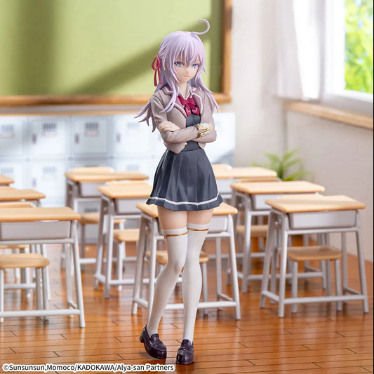 Sega Prize Alya Sometimes Hides Her Feelings in Russian Alya School Uniform Ver. Luminasta Figure main product photo