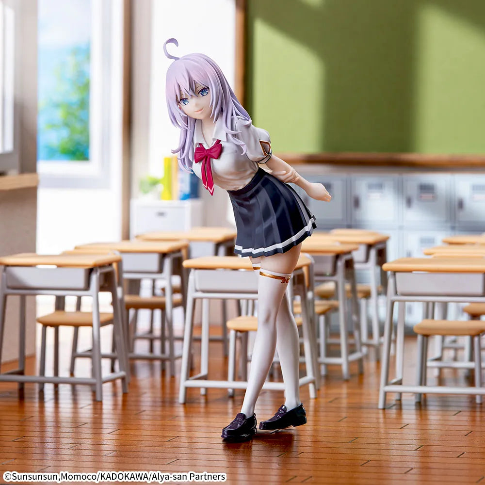 Sega Prize Alya Sometimes Hides Her Feelings in Russian Alya Summer Uniform Ver. Luminasta Figure main product photo
