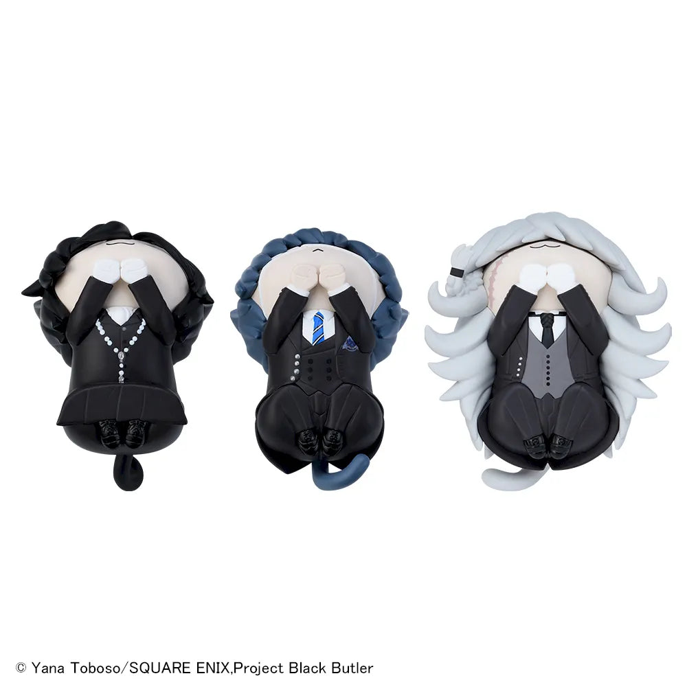 Sega Prize Black Butler: Public School Arc Sebastian Michaelis & Ciel Phantomhive & Undertaker Ohiruneko Figure alternate product photo 5
