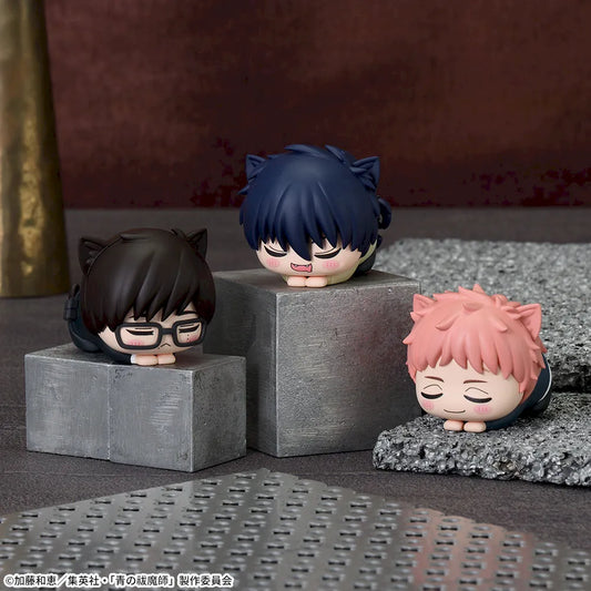 Sega Prize Blue Exorcist: Shimane Illuminati Saga Rin Okumura & Yukio Okumura & Renzo Shima Ohiruneko Figure main product photo