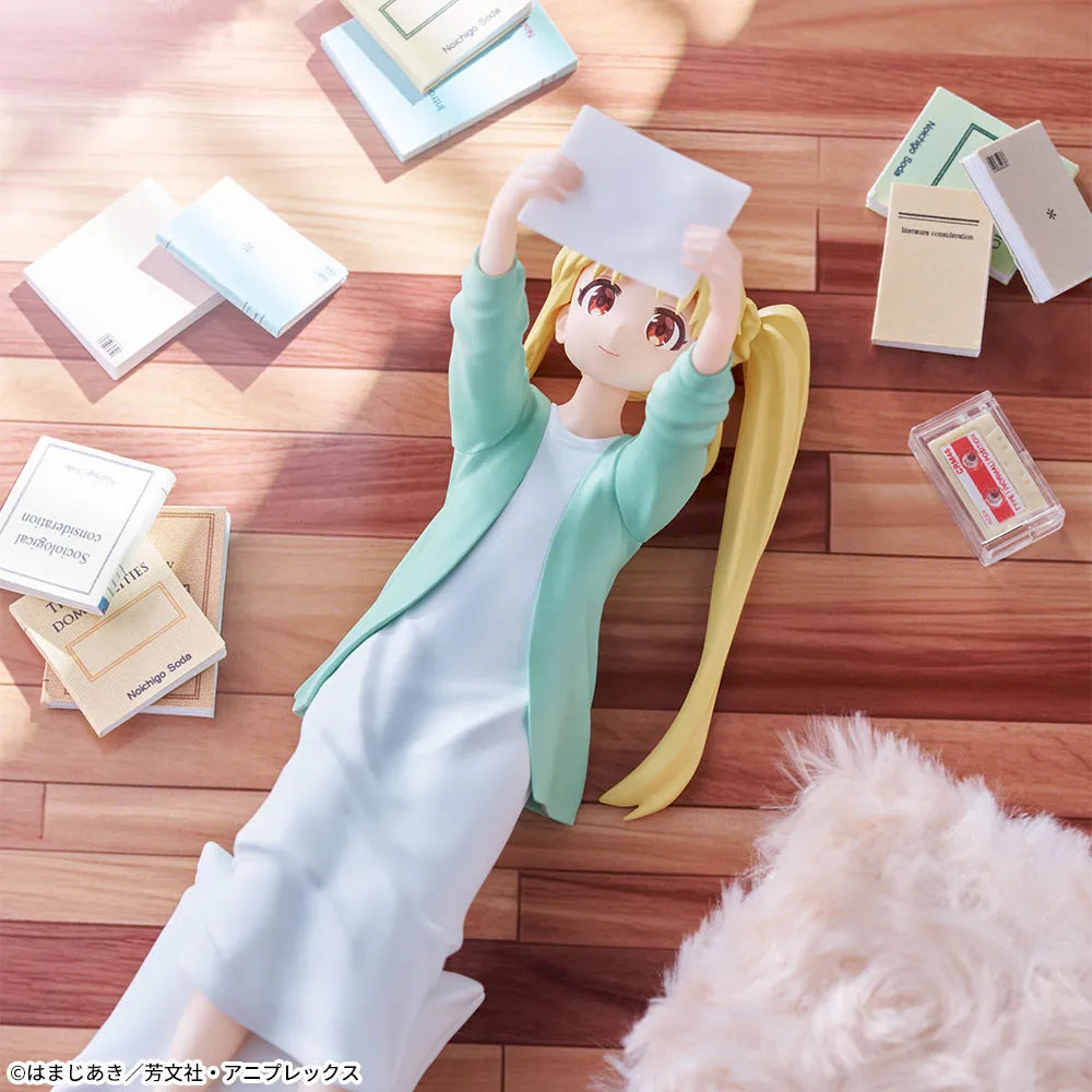 Sega Prize Bocchi the Rock! Nijika Ijichi Relaxing at Home Ver. Chokonose Premium Figure main product photo