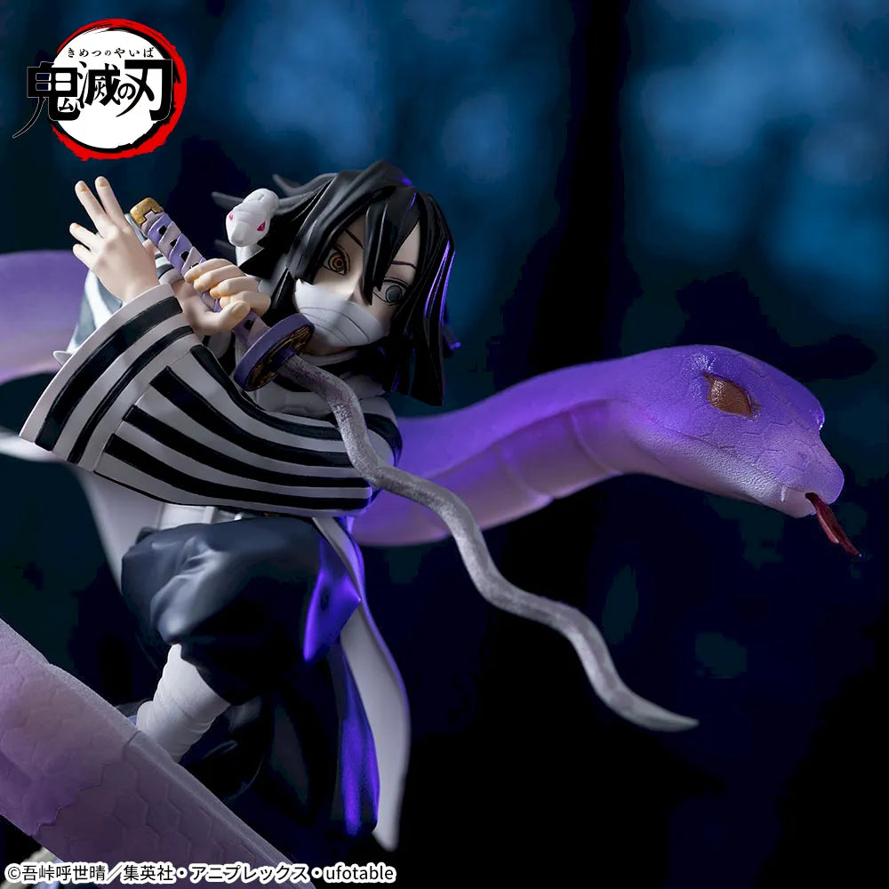 Sega Prize Demon Slayer: Kimetsu no Yaiba Obanai Iguro Hashira Training Arc Ver. Xross Link Figure alternate product photo 2