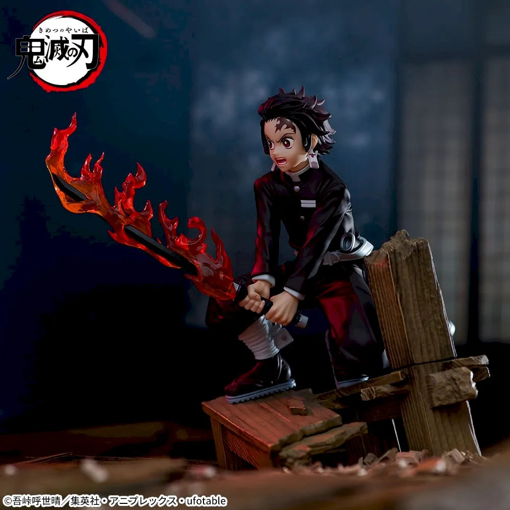 Sega Prize Demon Slayer: Kimetsu no Yaiba Tanjiro Kamado Swordsmith Village Ver. Xross Link Figure alternate product photo 2