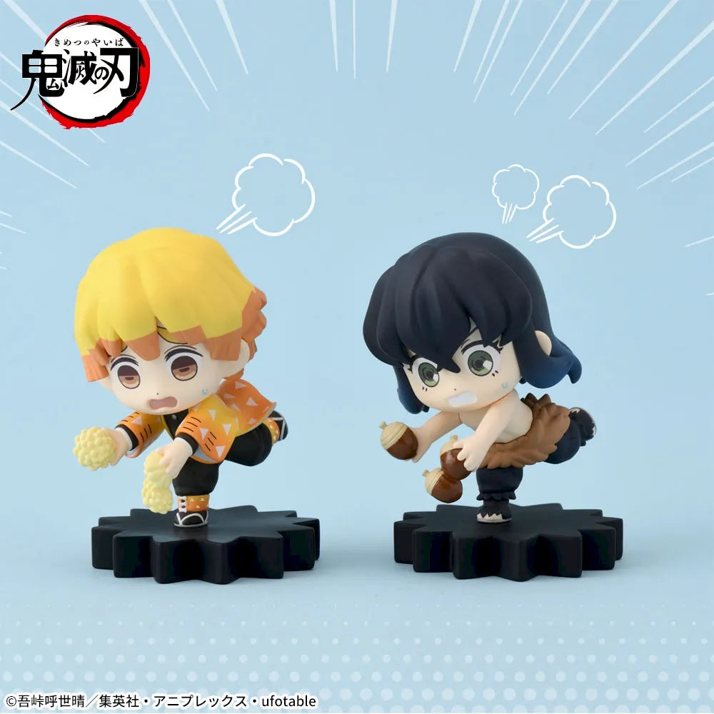 Sega Prize Demon Slayer: Kimetsu no Yaiba Zenitsu Agatsuma & Inosuke Hashibira Vol. 2 mOH!ment Figure main product photo