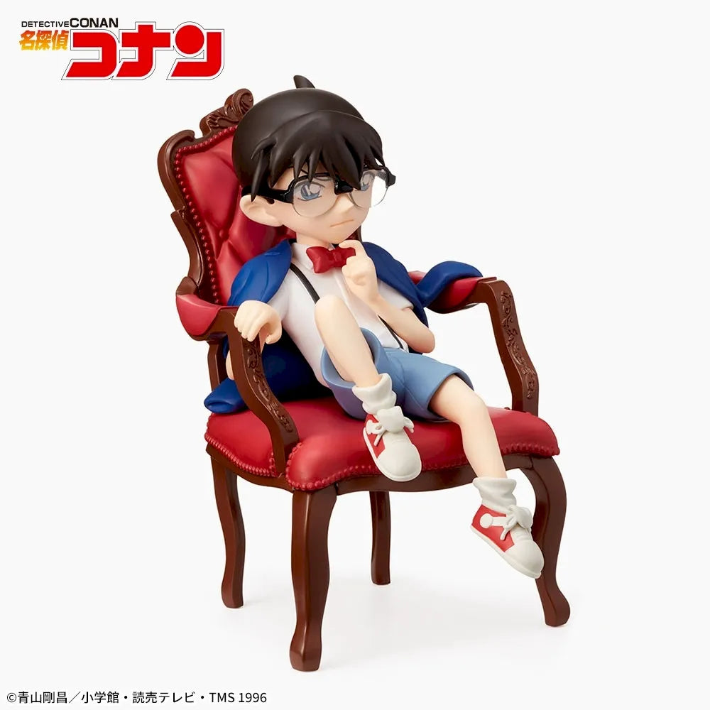 Sega Prize Detective Conan Conan Edogawa Seated Ver. Premium Grace Situation Figure alternate product photo 4