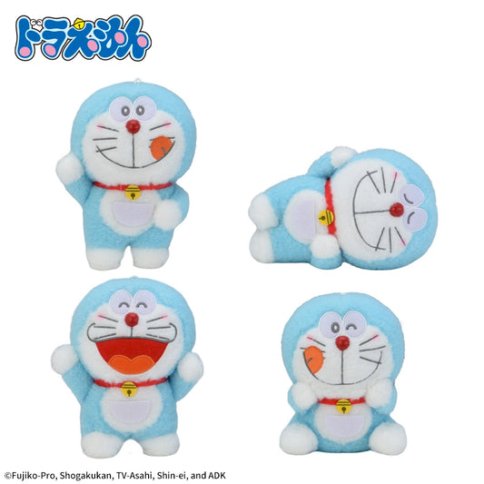 Sega Prize Doraemon Red Cheek Various Poses Plush main product photo