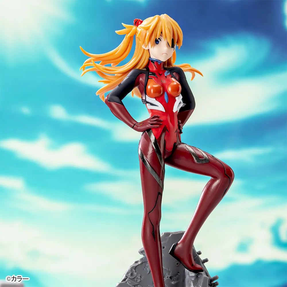 Sega Prize Evangelion: 3.0+1.0 Thrice Upon a Time Asuka Shikinami Langley 30th Anniversary Ver. Luminasta Vignetteum Figure alternate product photo 4