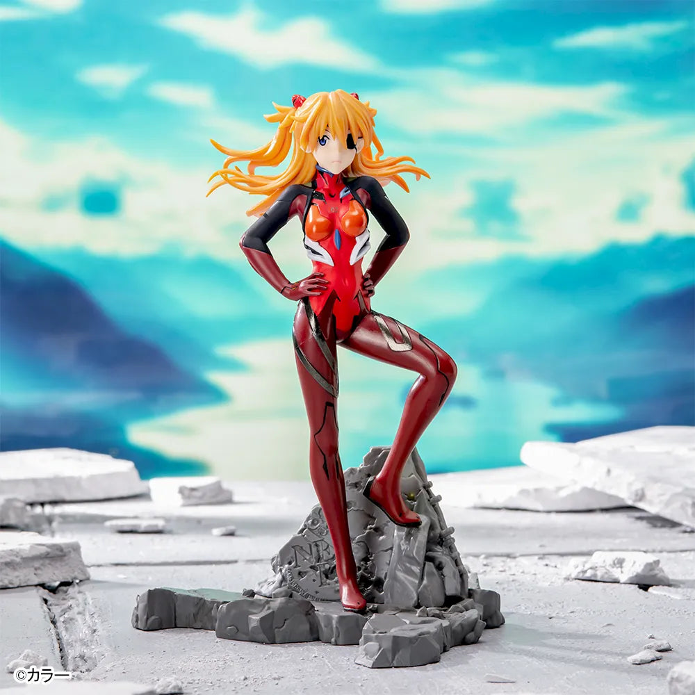 Sega Prize Evangelion: 3.0+1.0 Thrice Upon a Time Asuka Shikinami Langley 30th Anniversary Ver. Luminasta Vignetteum Figure main product photo