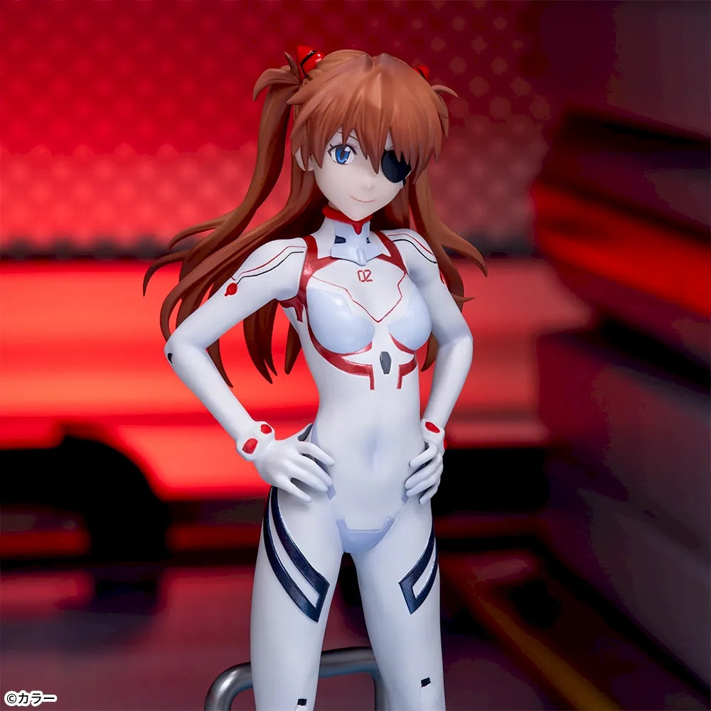 Sega Prize Evangelion: 3.0+1.0 Thrice Upon a Time Asuka Shikinami Langley White Plugsuit Ver. Luminasta Figure alternate product photo 2
