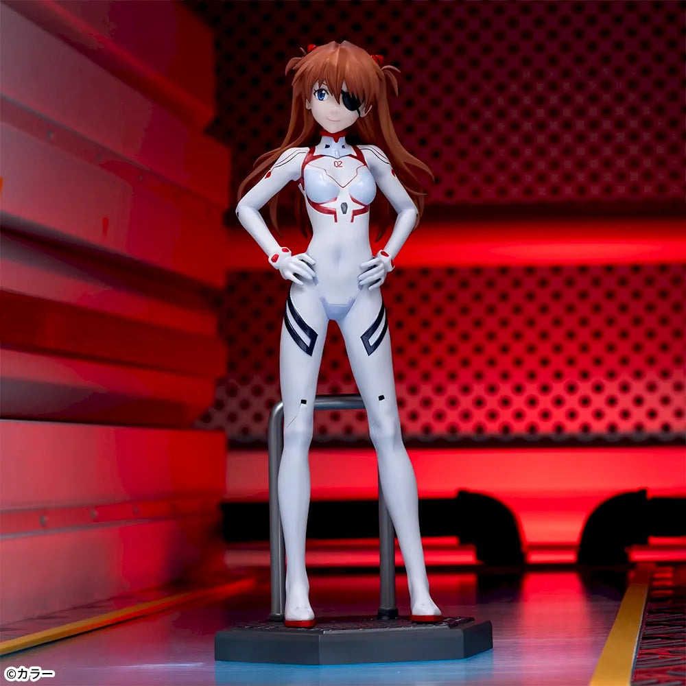 Sega Prize Evangelion: 3.0+1.0 Thrice Upon a Time Asuka Shikinami Langley White Plugsuit Ver. Luminasta Figure alternate product photo 3