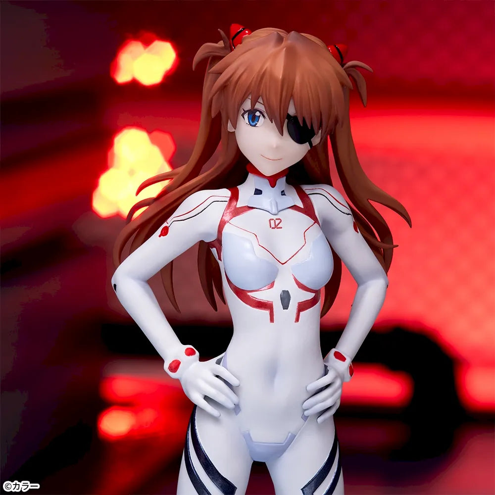 Sega Prize Evangelion: 3.0+1.0 Thrice Upon a Time Asuka Shikinami Langley White Plugsuit Ver. Luminasta Figure alternate product photo 5