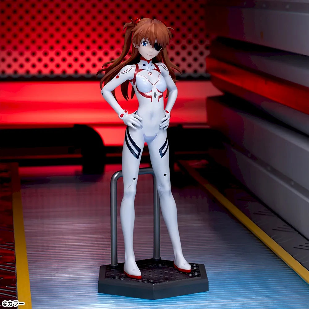 Sega Prize Evangelion: 3.0+1.0 Thrice Upon a Time Asuka Shikinami Langley White Plugsuit Ver. Luminasta Figure main product photo