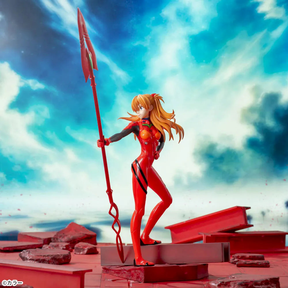 Sega Prize Evangelion: 3.0+1.0 Thrice Upon a Time Asuka Shikinami Langley with Spear of Cassius Luminasta Figure alternate product photo 2