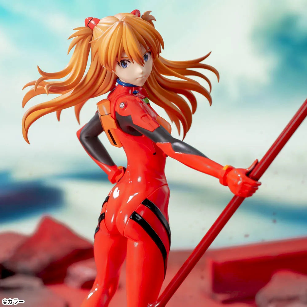 Sega Prize Evangelion: 3.0+1.0 Thrice Upon a Time Asuka Shikinami Langley with Spear of Cassius Luminasta Figure alternate product photo 3