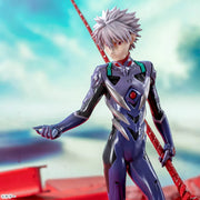 Sega Prize Evangelion: 3.0+1.0 Thrice Upon a Time Kaworu Nagisa with Spear of Longinus Luminasta Figure alternate product photo 3
