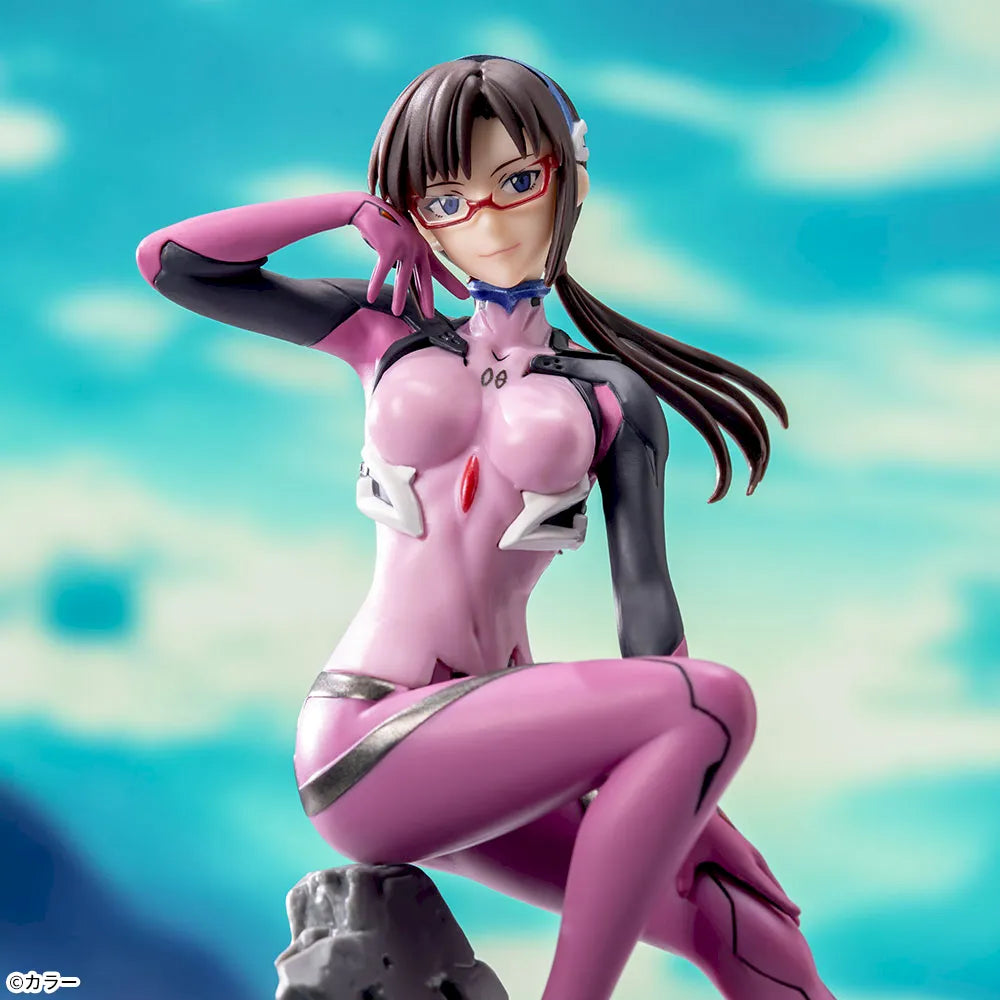 Sega Prize Evangelion: 3.0+1.0 Thrice Upon a Time Mari Makinami Illustrious 30th Anniversary Ver. Luminasta Vignetteum Figure alternate product photo 2