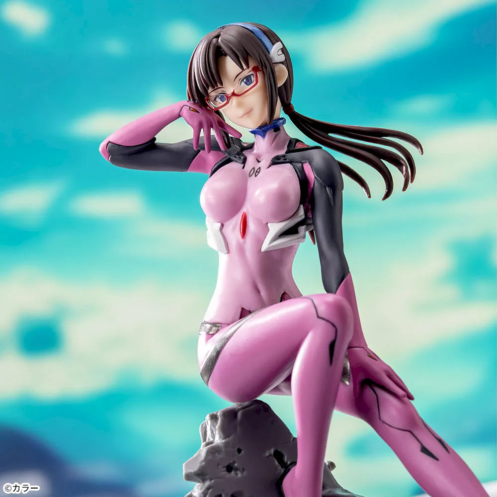 Sega Prize Evangelion: 3.0+1.0 Thrice Upon a Time Mari Makinami Illustrious 30th Anniversary Ver. Luminasta Vignetteum Figure alternate product photo 3
