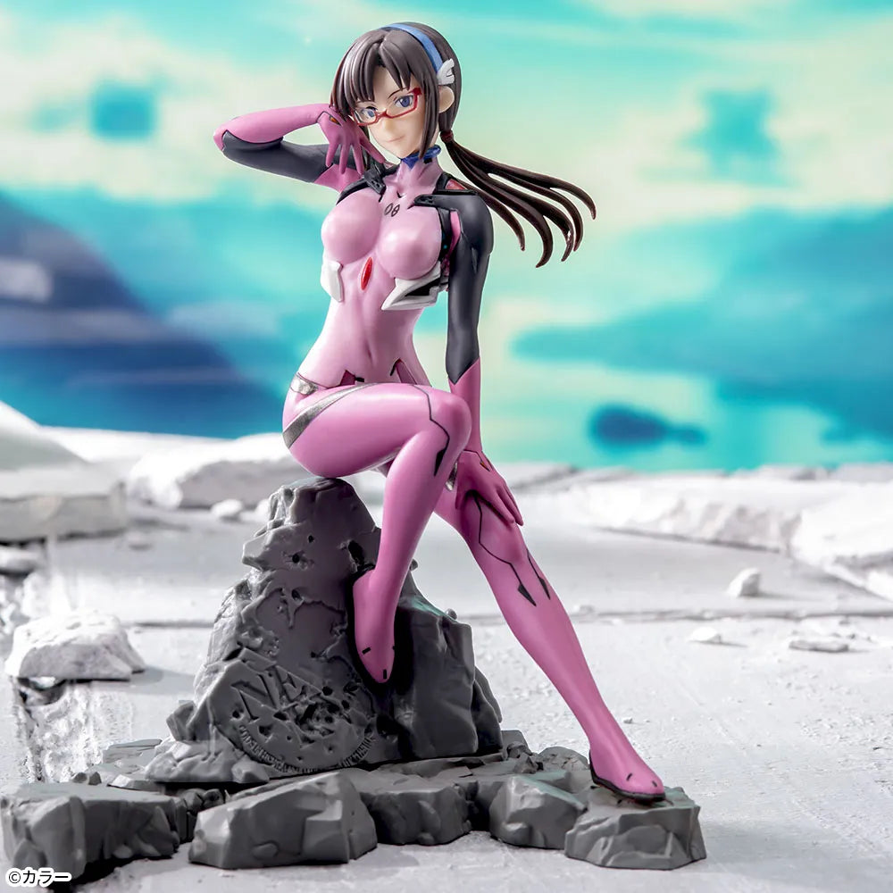 Sega Prize Evangelion: 3.0+1.0 Thrice Upon a Time Mari Makinami Illustrious 30th Anniversary Ver. Luminasta Vignetteum Figure alternate product photo 4