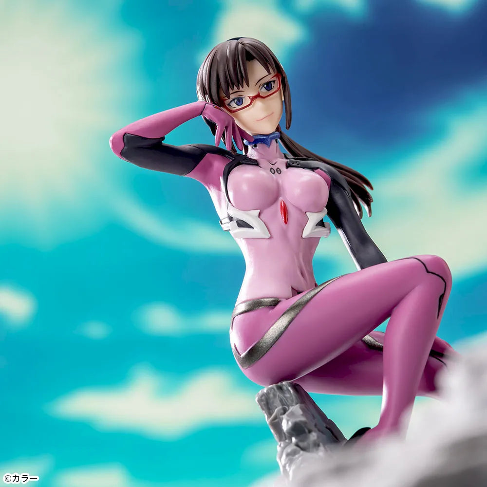 Sega Prize Evangelion: 3.0+1.0 Thrice Upon a Time Mari Makinami Illustrious 30th Anniversary Ver. Luminasta Vignetteum Figure alternate product photo 5