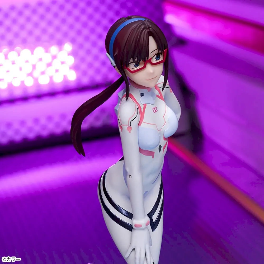 Sega Prize Evangelion: 3.0+1.0 Thrice Upon a Time Mari Makinami Illustrious White Plugsuit Ver. Luminasta Figure alternate product photo 5