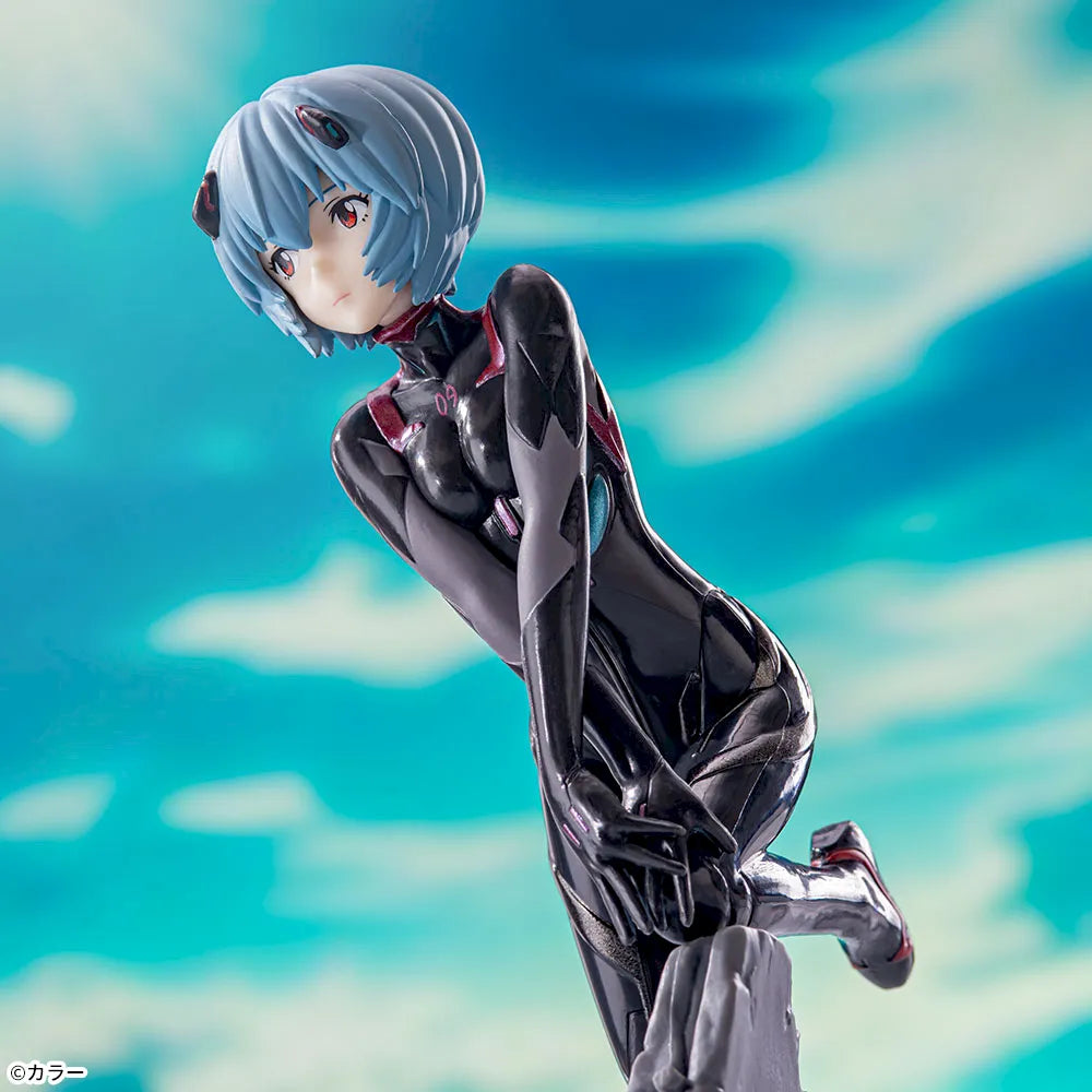 Sega Prize Evangelion: 3.0+1.0 Thrice Upon a Time Rei Ayanami Tentative Name 30th Anniversary Ver. Luminasta Vignetteum Figure alternate product photo 5