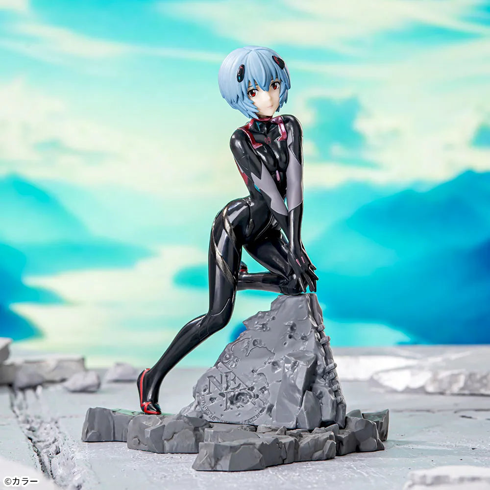 Sega Prize Evangelion: 3.0+1.0 Thrice Upon a Time Rei Ayanami Tentative Name 30th Anniversary Ver. Luminasta Vignetteum Figure main product photo