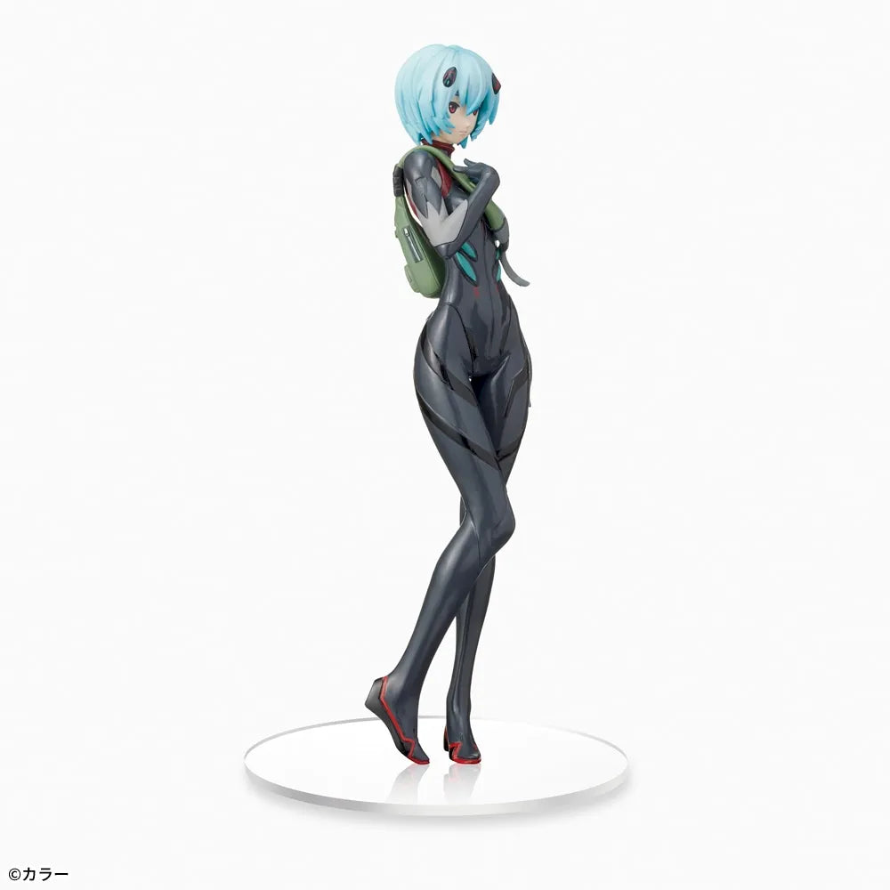 Sega Prize Evangelion: 3.0+1.0 Thrice Upon a Time Rei Ayanami Tentative Name Black Plugsuit Ver. Super Premium Figure alternate product photo 2