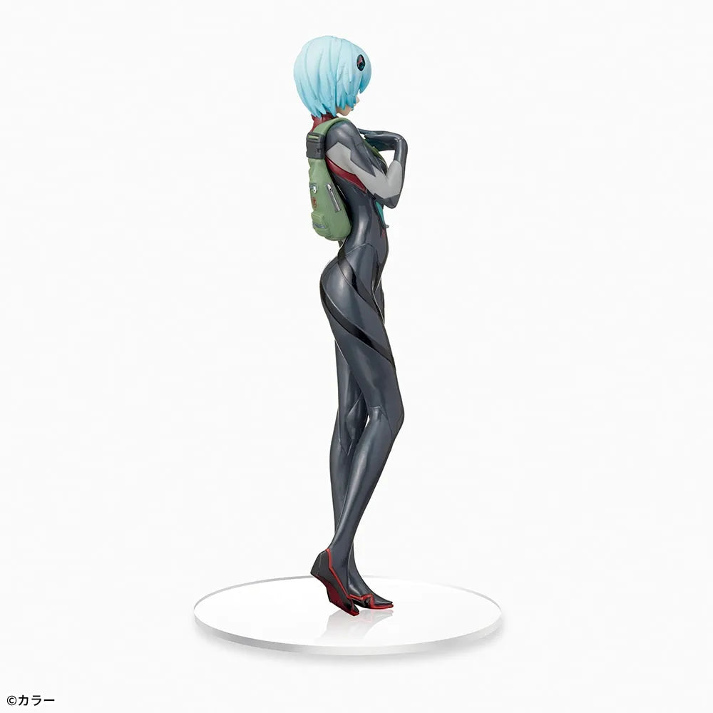Sega Prize Evangelion: 3.0+1.0 Thrice Upon a Time Rei Ayanami Tentative Name Black Plugsuit Ver. Super Premium Figure alternate product photo 3