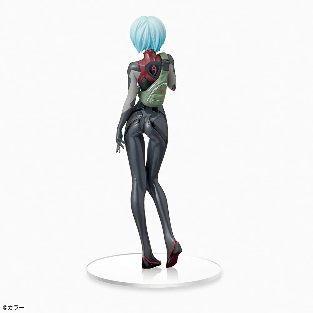 Sega Prize Evangelion: 3.0+1.0 Thrice Upon a Time Rei Ayanami Tentative Name Black Plugsuit Ver. Super Premium Figure alternate product photo 4